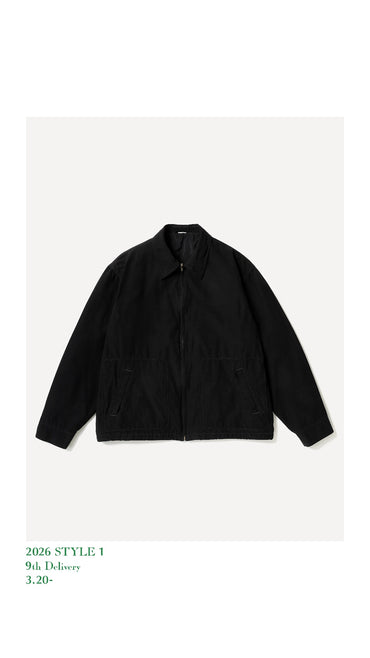 A.PRESSE 26SS Cotton Silk Back Gabardine Coach Jacket