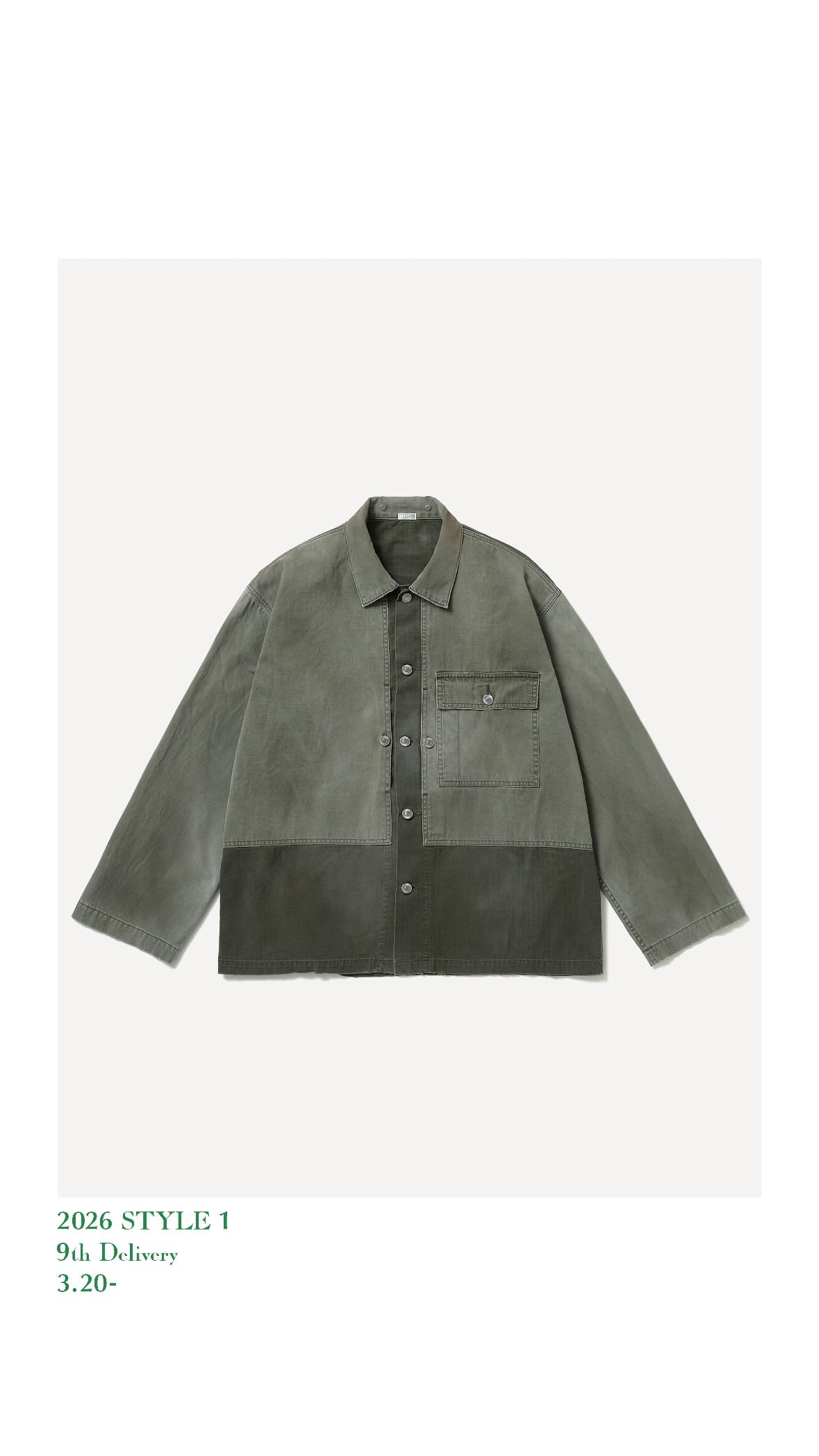 A.PRESSE 26SS Vintage USMA HBT M-44 Jacket