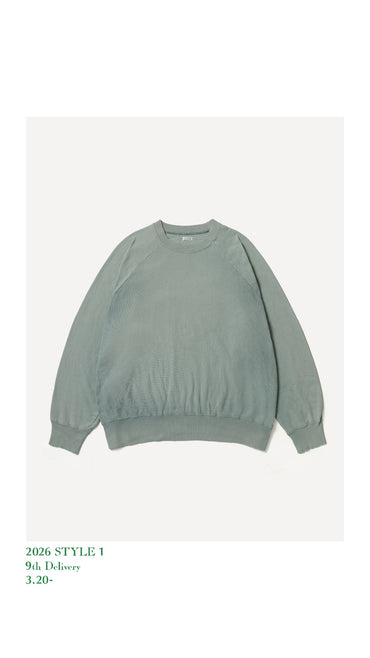 A.PRESSE 26SS Vintage Light Weight Sweatshirt