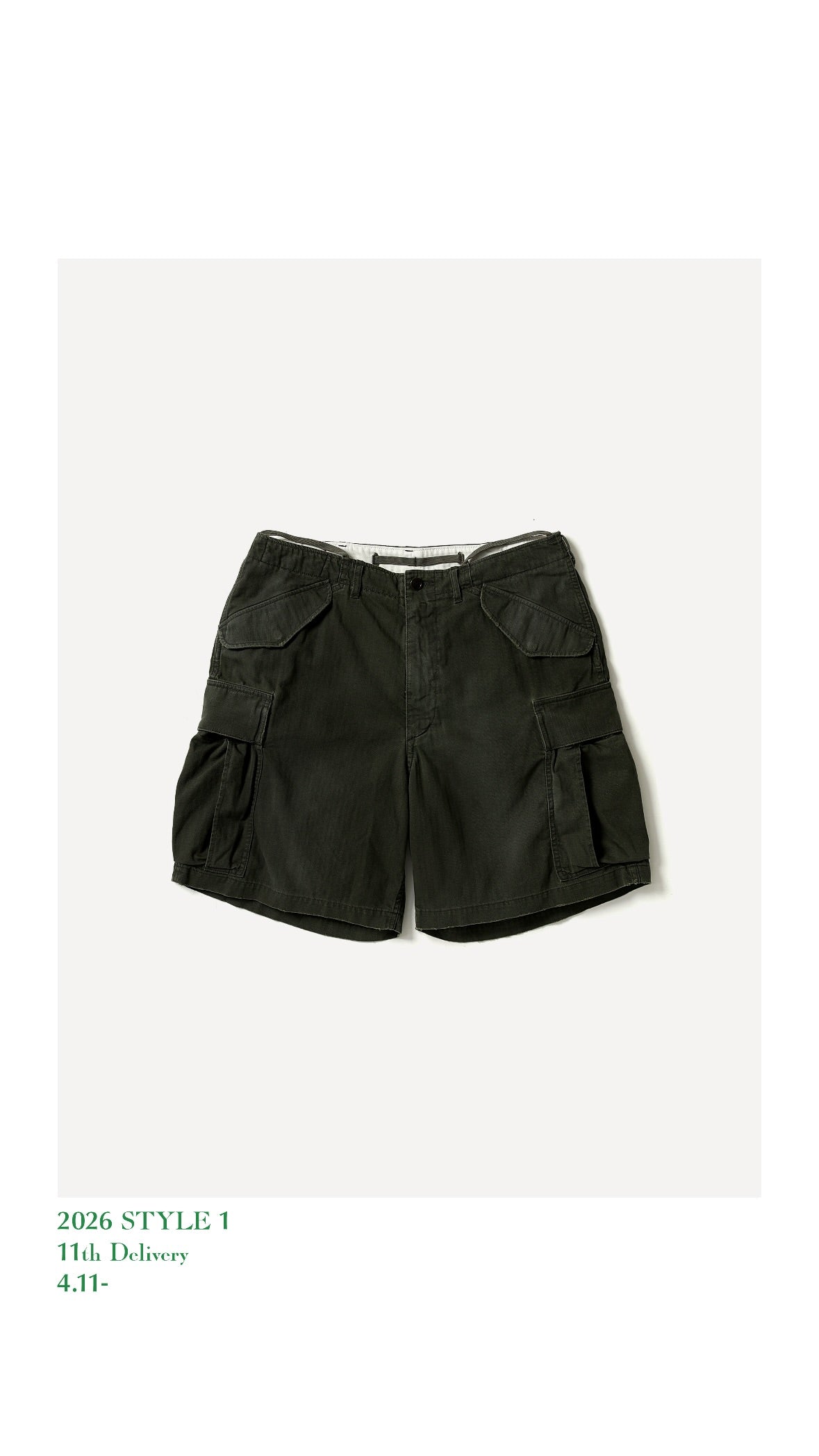 A.PRESSE 26SS M-51 Shorts – Vintage Concept Store