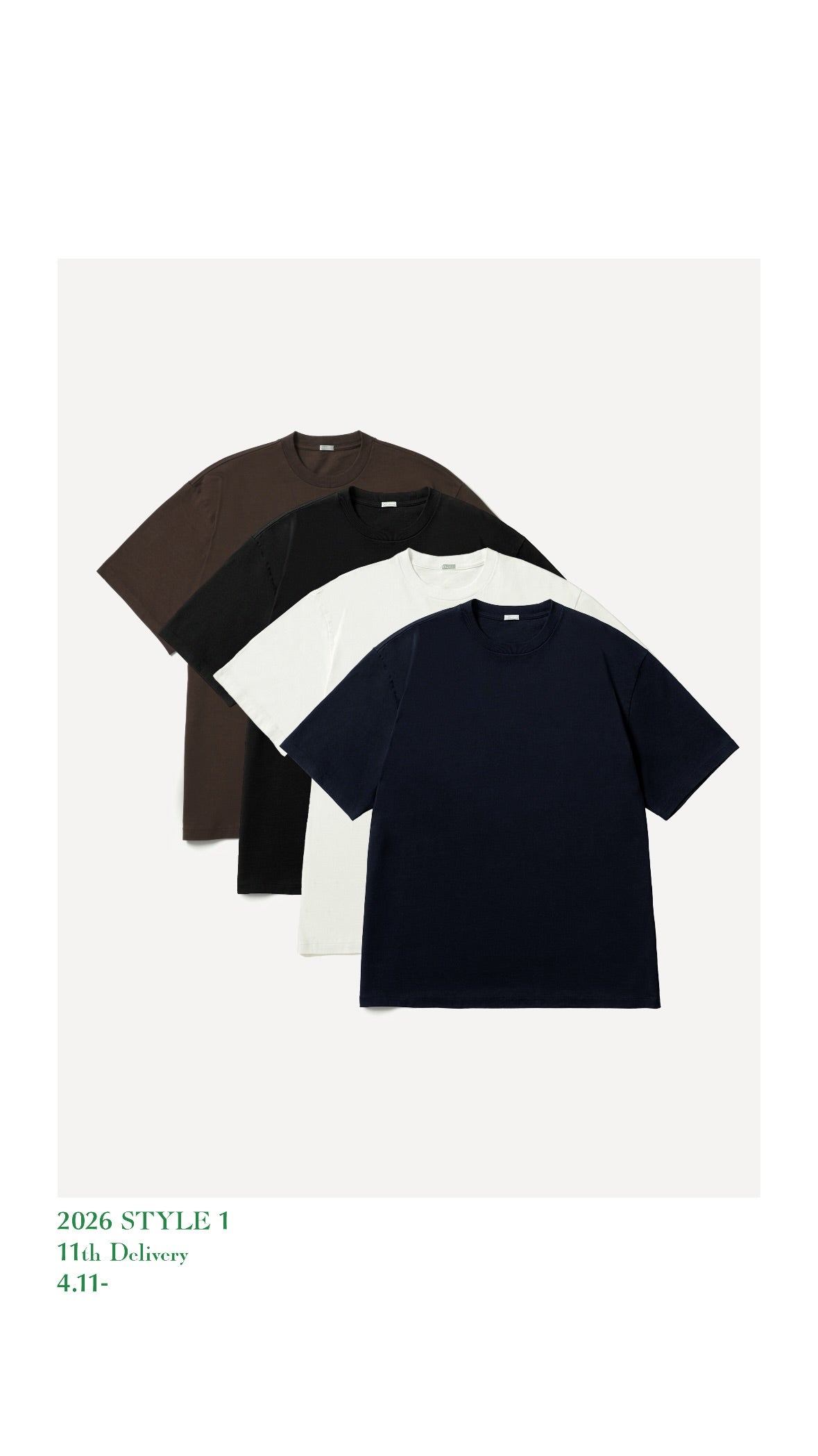 A.PRESSE 26SS Light Weight T-Shirt