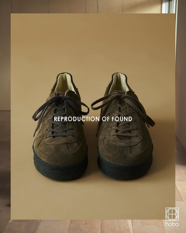 ROF x hobo / GERMAN TRAINER COW SUEDE by REPRODUCTION OF FOUND