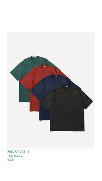 A.PRESSE 26SS Vintage Light Weight T-Shirt