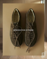 ROF x hobo / GERMAN TRAINER COW SUEDE by REPRODUCTION OF FOUND