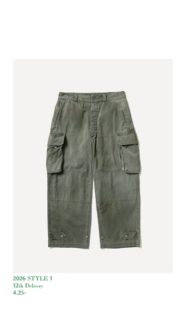 A.PRESSE 26SS Vintage FA HBT M-47 Pants