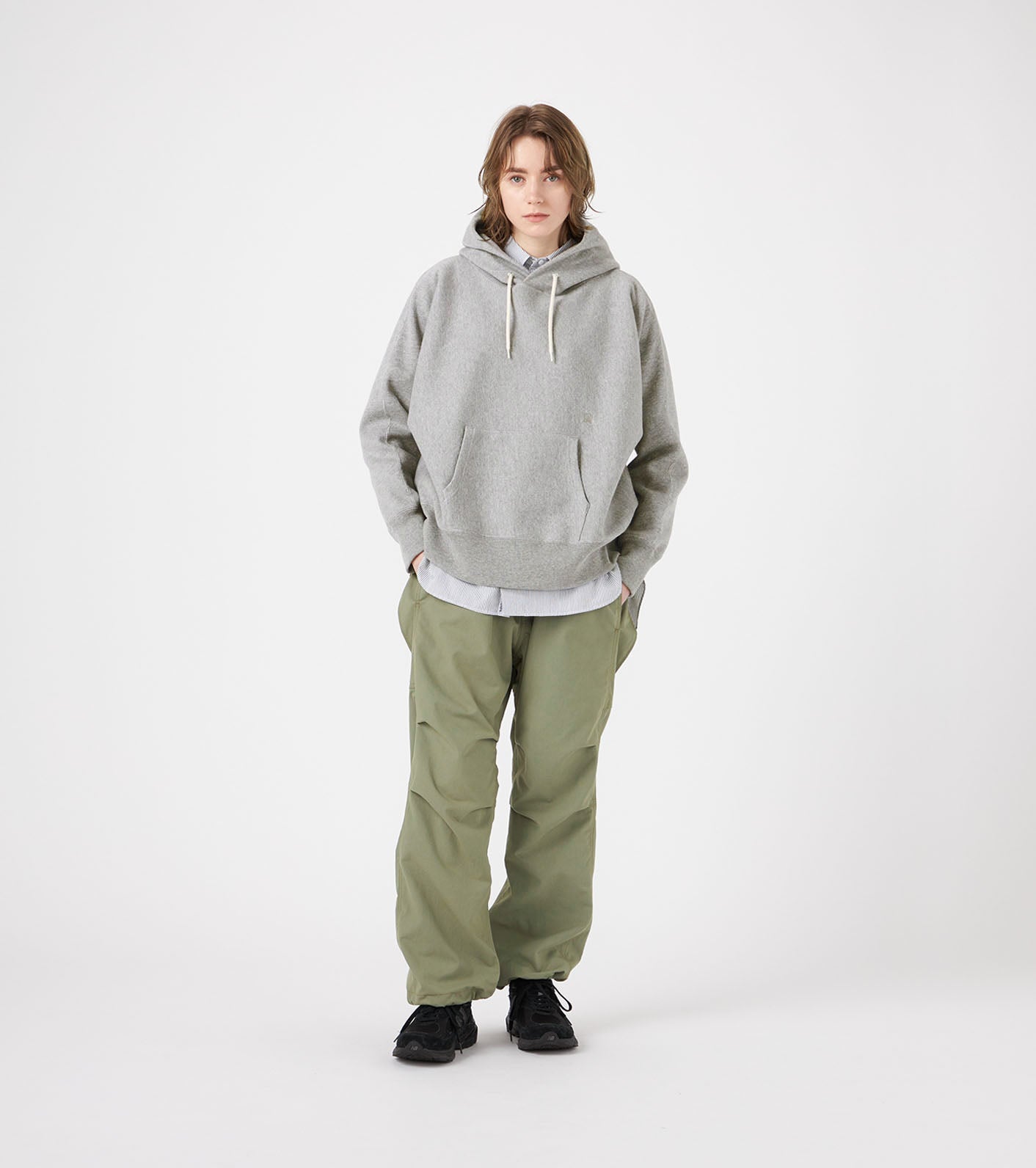 nanamica 25AW Hooded Pullover Sweat