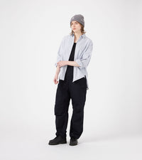 nanamica 25AW Regular Collar Stripe Wind Shirt