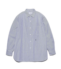 nanamica 25AW Regular Collar Stripe Wind Shirt