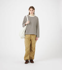 nanamica 25AW COOLMAX Stripe Jersey L/S Tee
