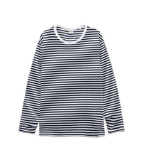 nanamica 25AW COOLMAX Stripe Jersey L/S Tee