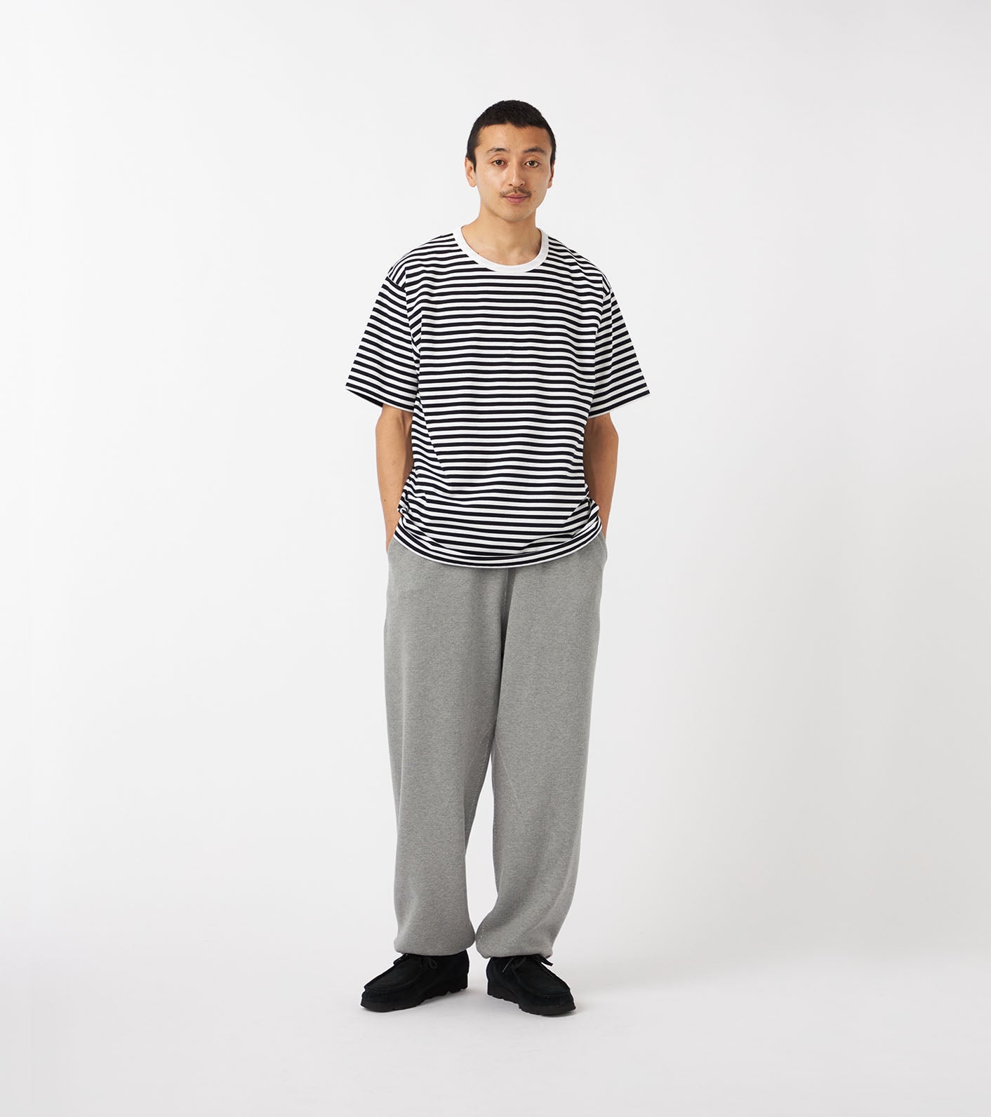 nanamica 25AW COOLMAX Stripe Jersey Tee