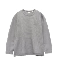 nanamica 25AW Micro Stripe Pocket L/S Tee