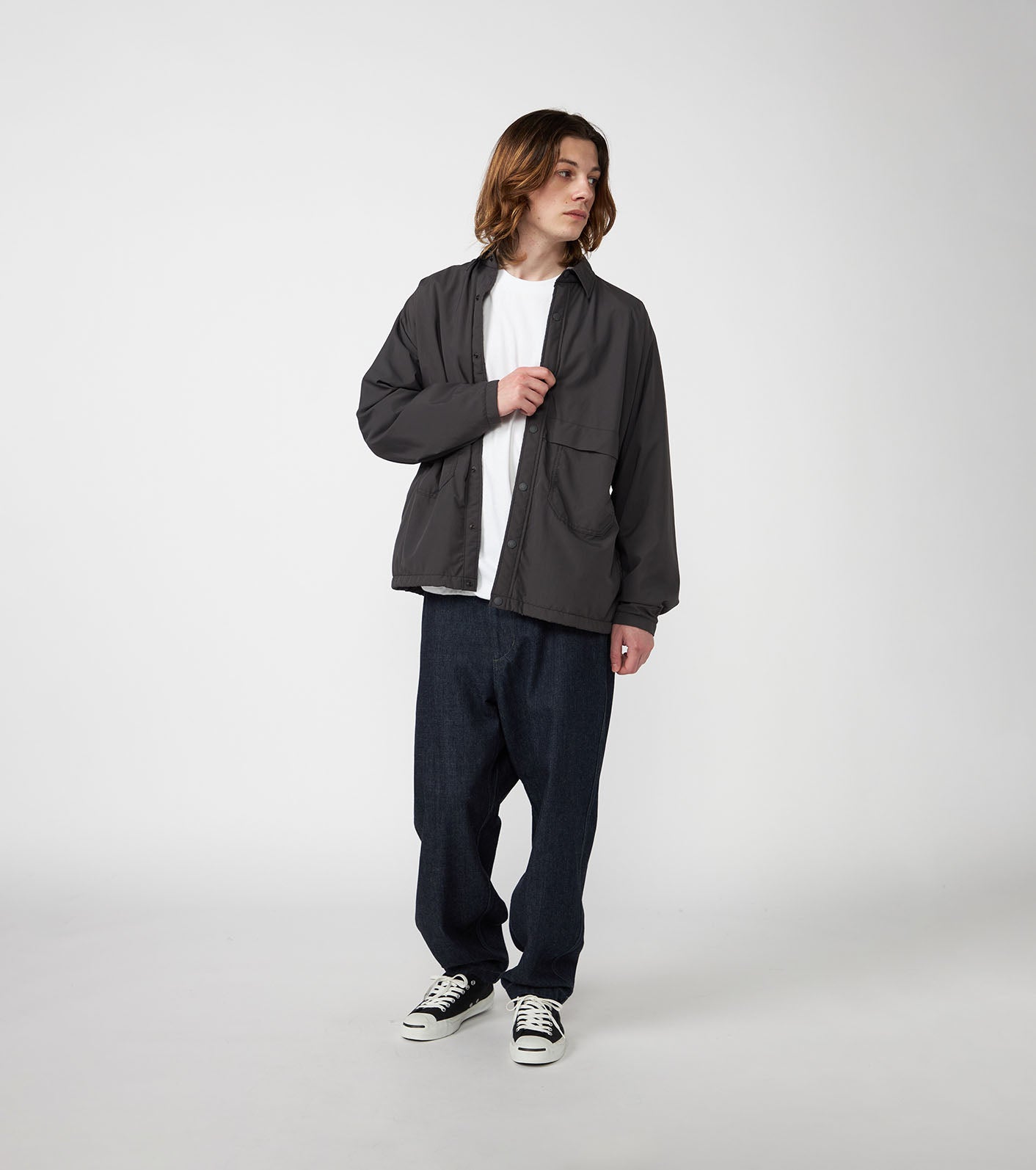 THE NORTH FACE Purple Label 25AW Denim Wide Tapered Field Pants