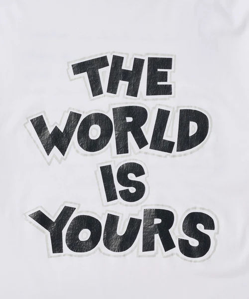CANTATE 26AW WORLD IS YOURS Tee (Cartoon Letter)