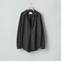 ssstein 25AW Suvin Cotton Oversized Skipper Shirt
