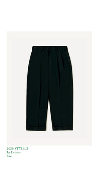 A.PRESSE 26AW Wool Rayon Wide Trousers