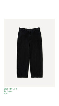 A.PRESSE 26AW Vintage Silk Cotton Work Pants
