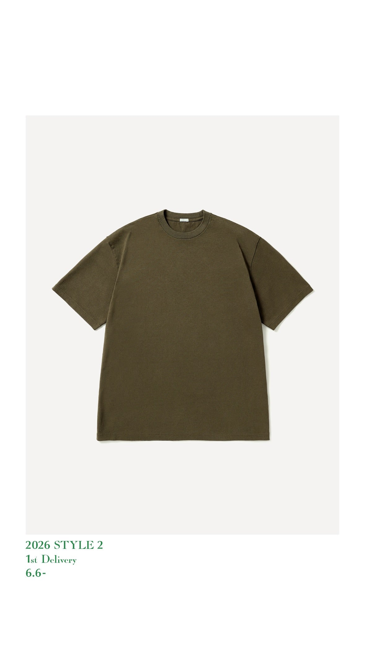 A.PRESSE 26AW Heavy Weight T-Shirt