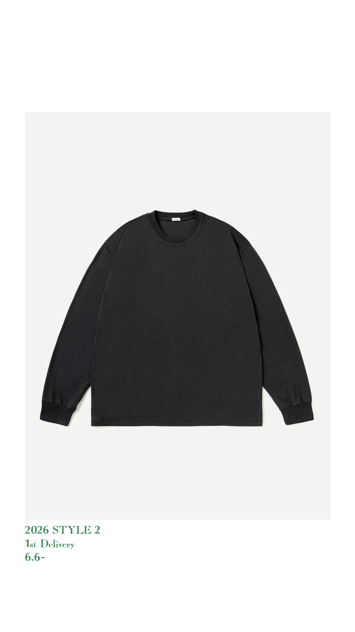 A.PRESSE 26AW Cashmere Blend L/S T-Shirt