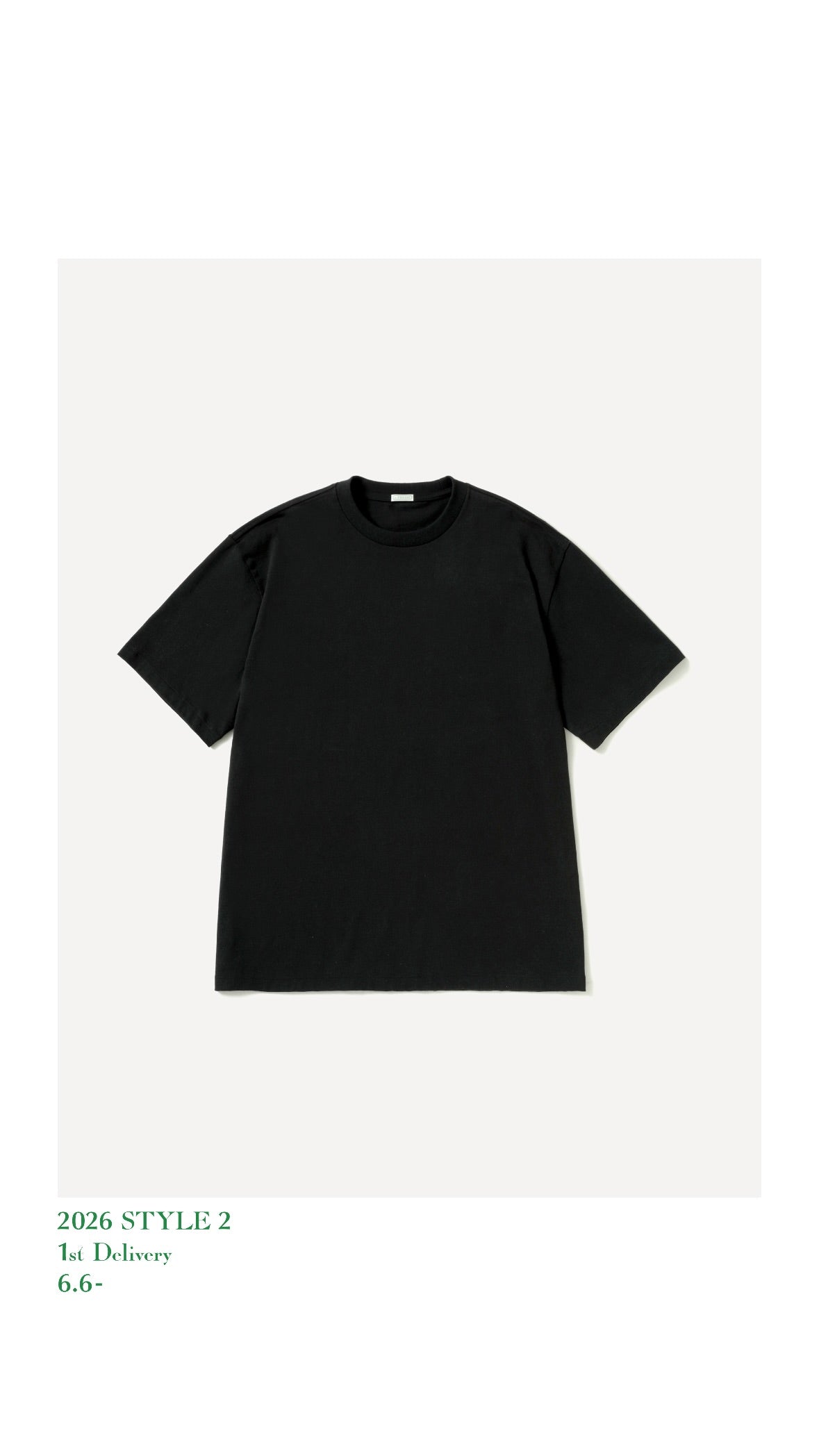 A.PRESSE 26AW Light Weight T-Shirt