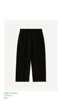 A.PRESSE 26AW Wool Rayon Wide Trousers