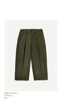 A.PRESSE 26AW USAF Hemmed Bottoms