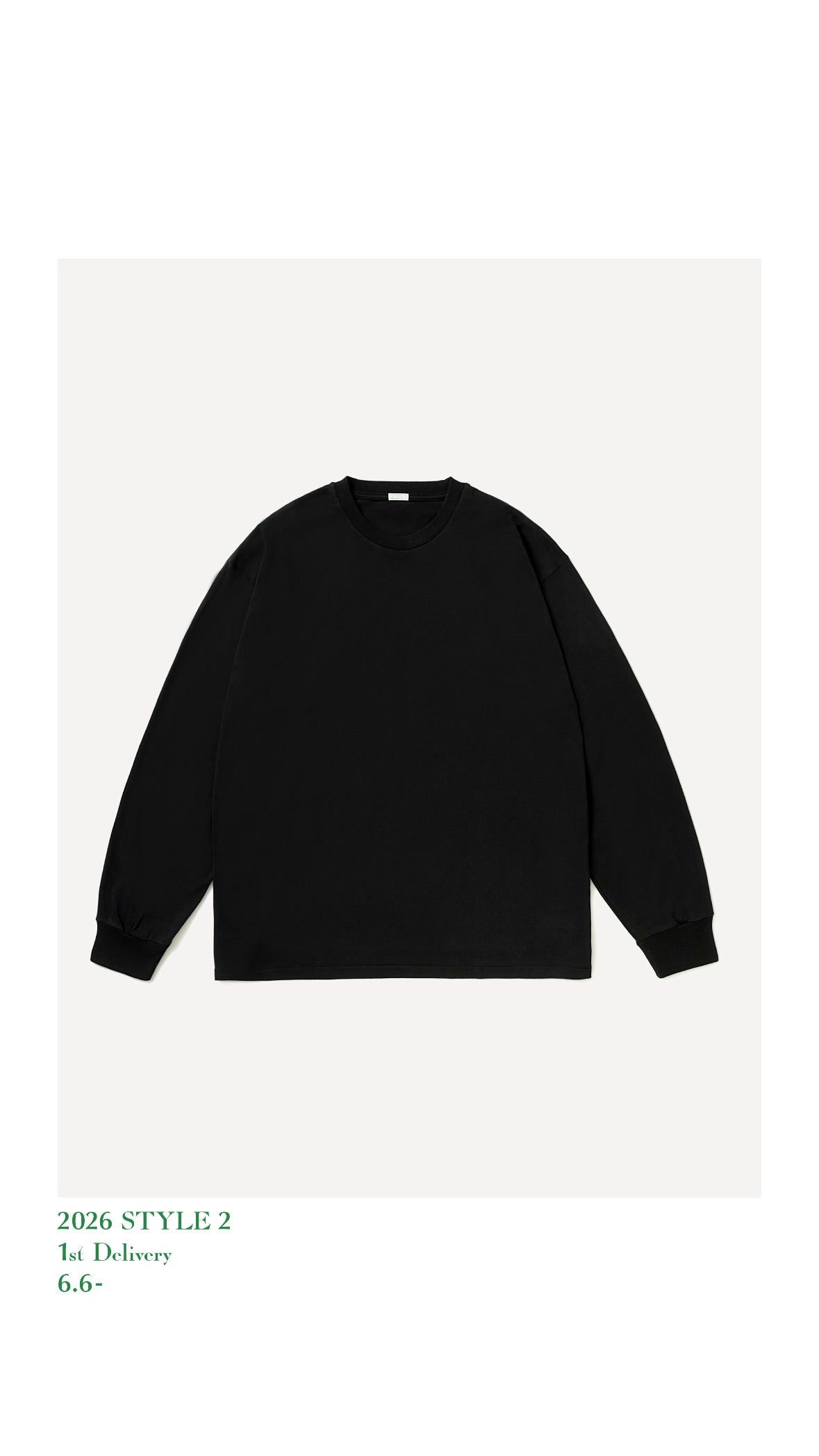 A.PRESSE 26AW Cashmere Blend L/S T-Shirt