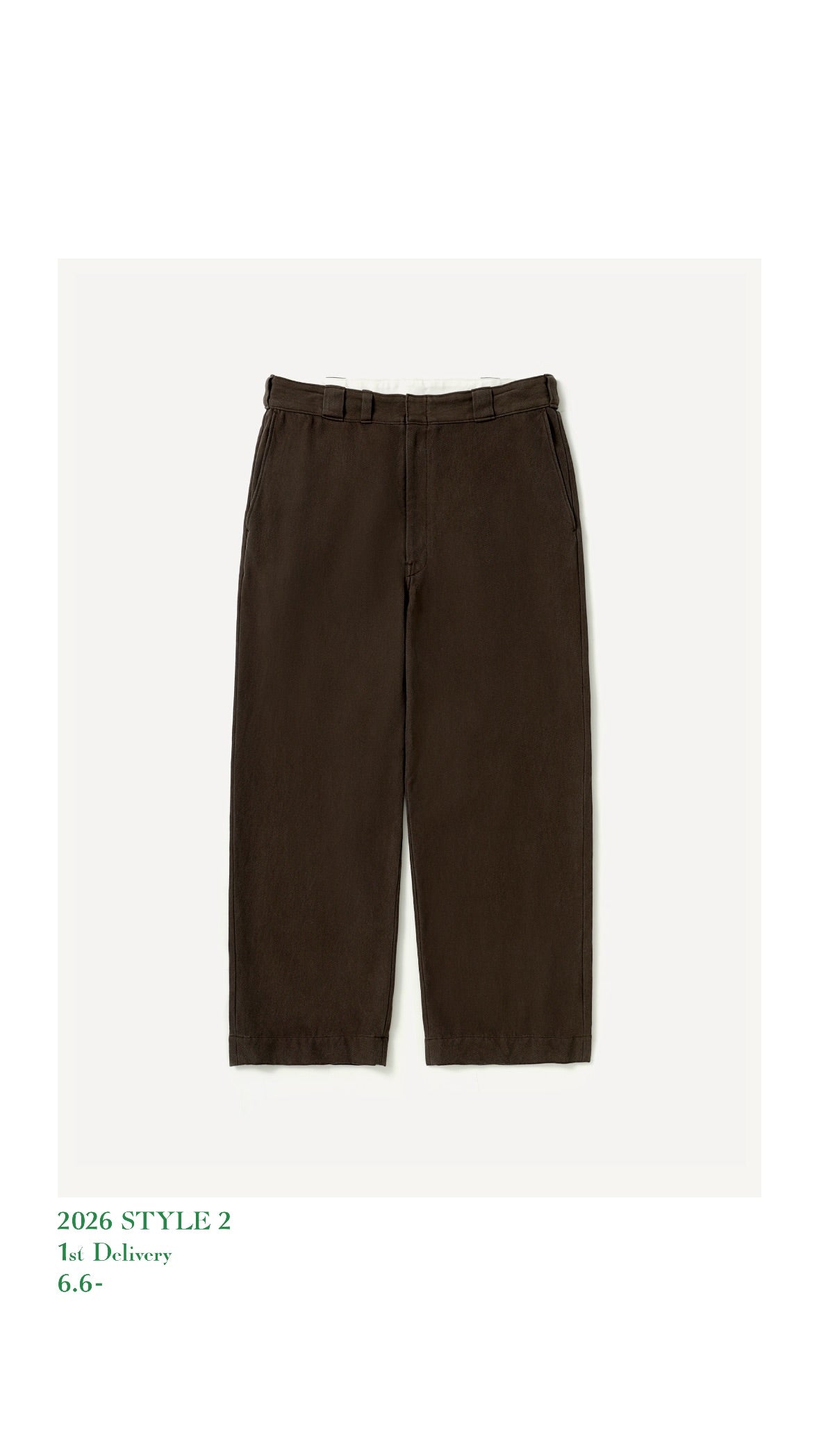 A.PRESSE 26AW Vintage Silk Cotton Work Pants