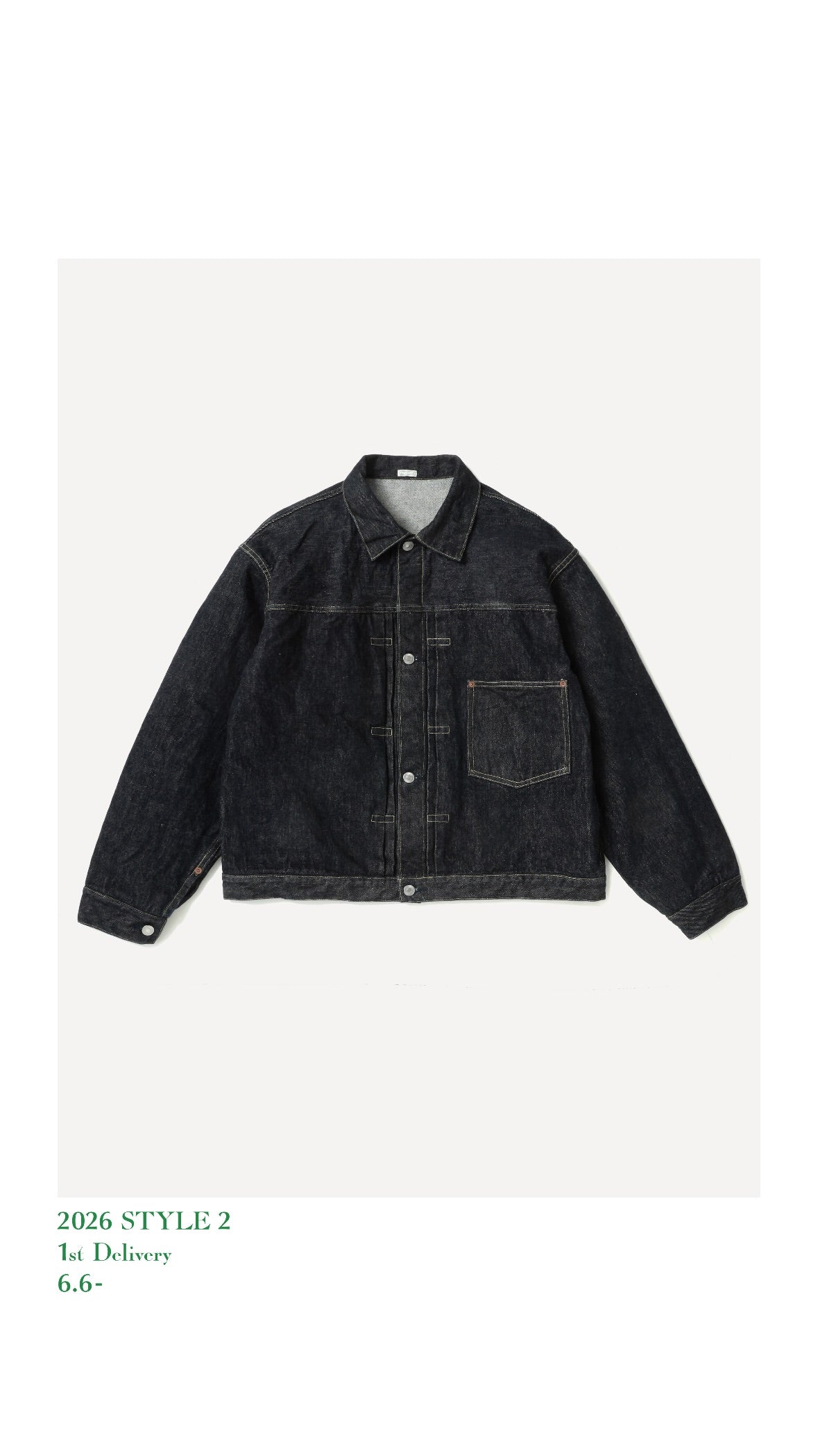 A.PRESSE 26AW 1st Type Denim Jacket