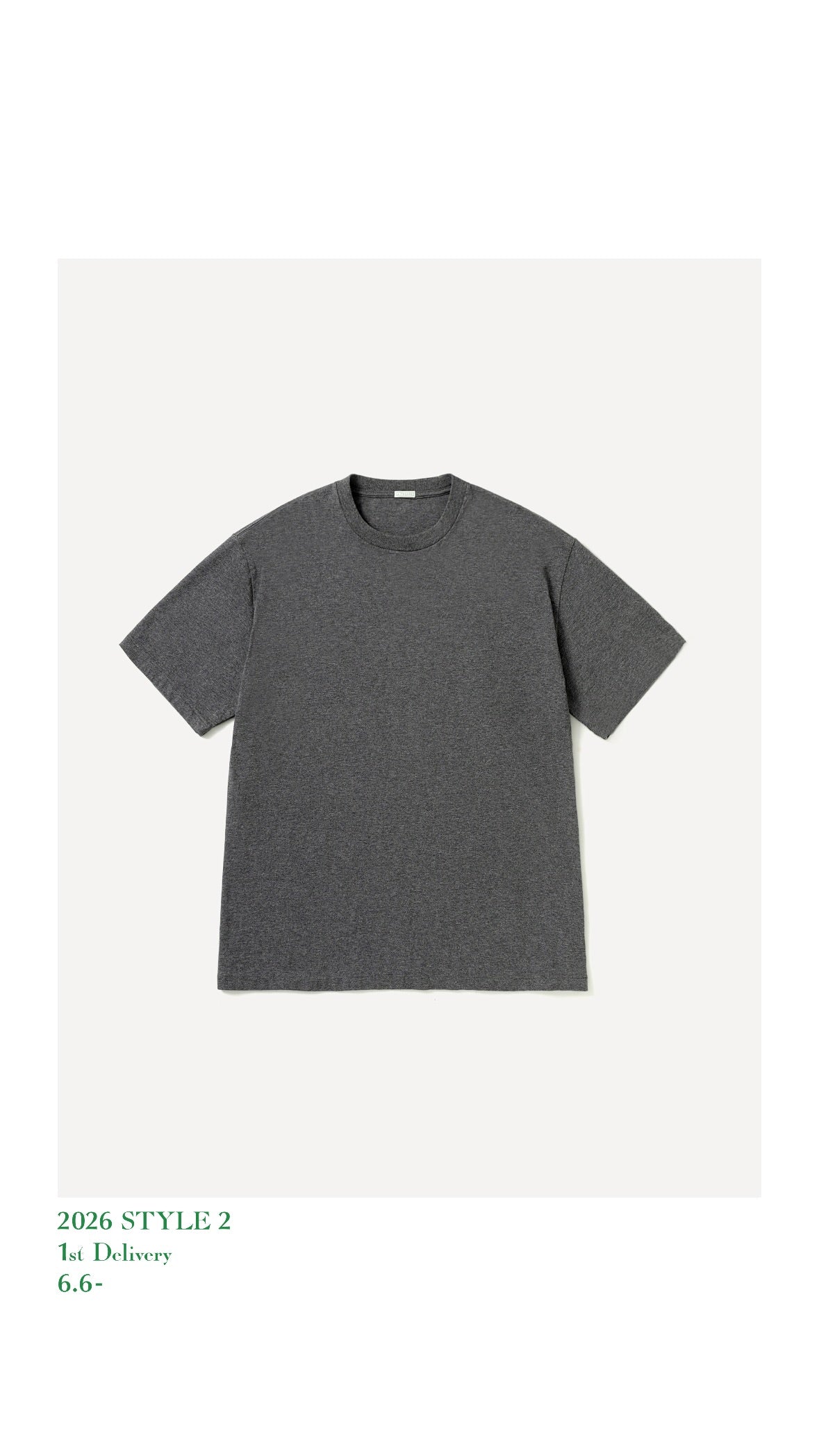 A.PRESSE 26AW Light Weight T-Shirt
