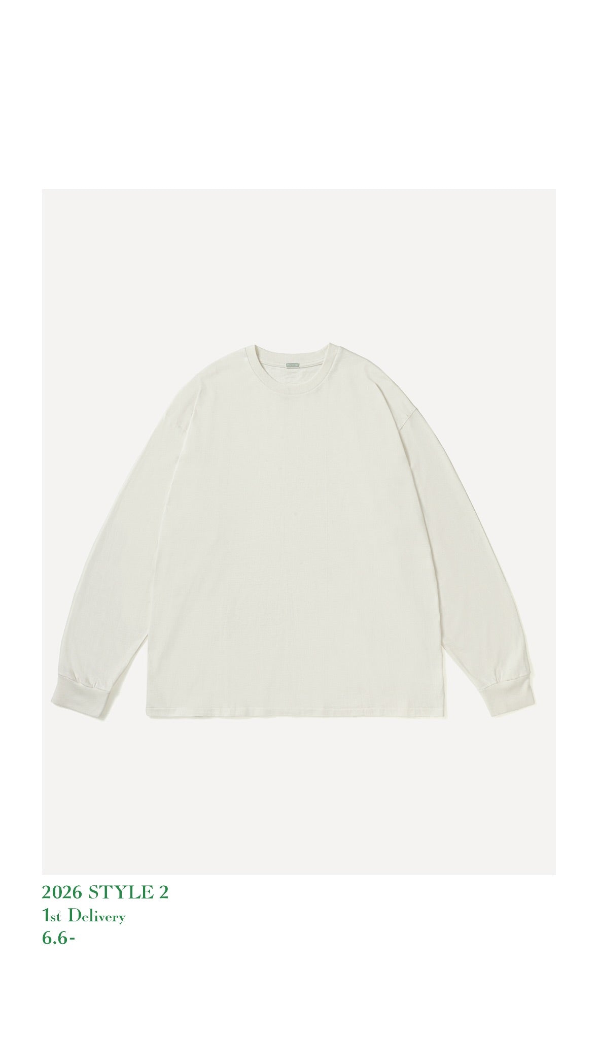 A.PRESSE 26AW Cashmere Blend L/S T-Shirt