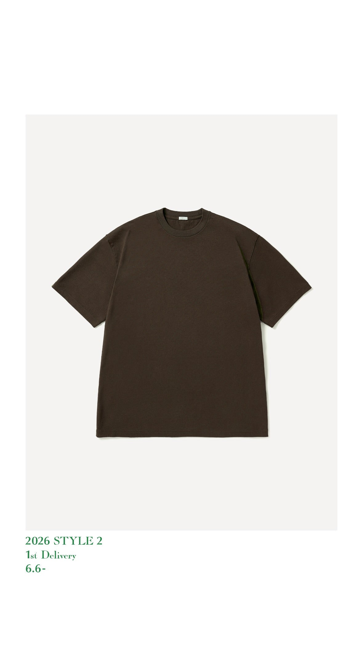 A.PRESSE 26AW Heavy Weight T-Shirt