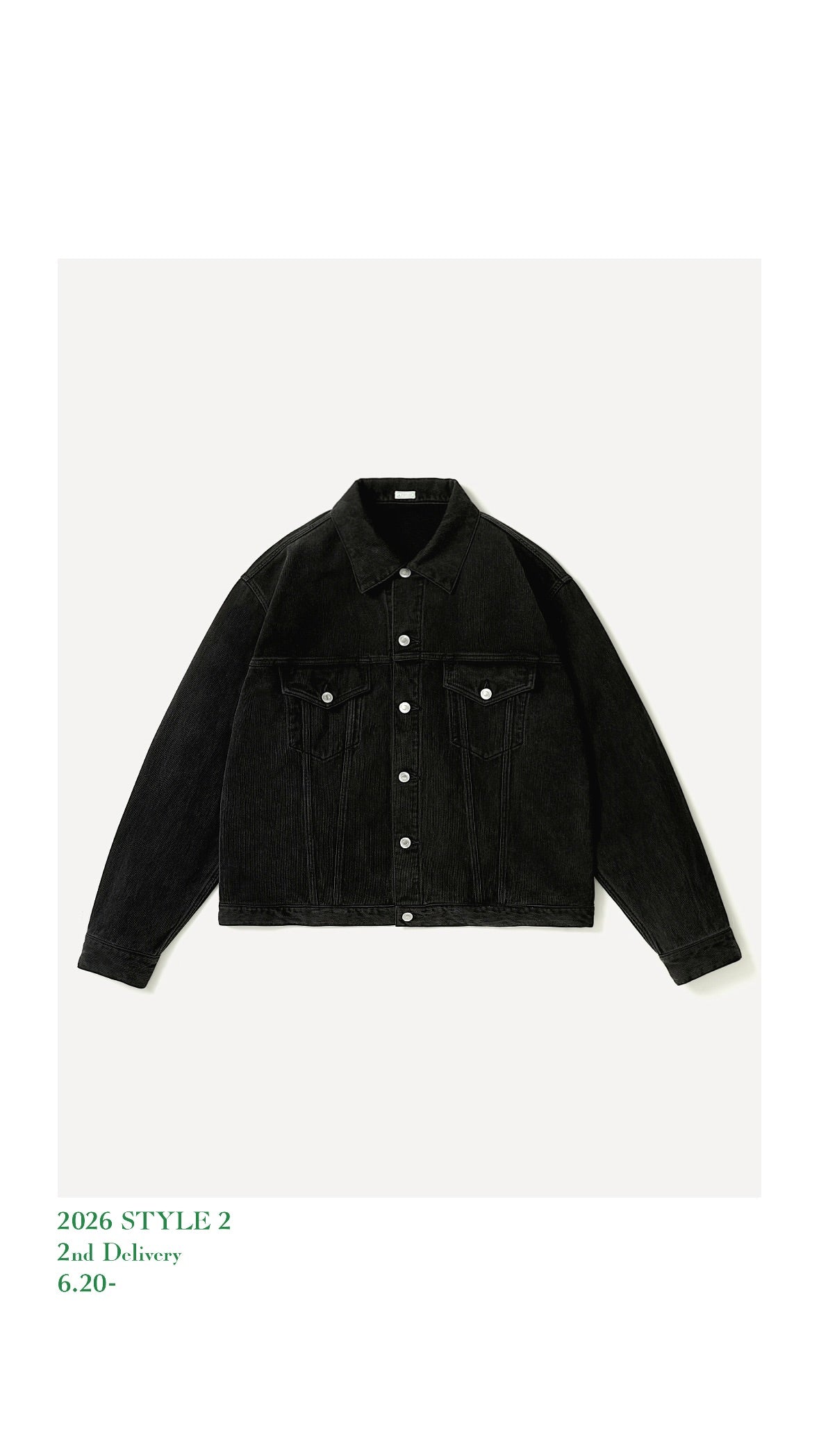 A.PRESSE 26AW Washed Silk Cotton Pique 3rd Type Jacket