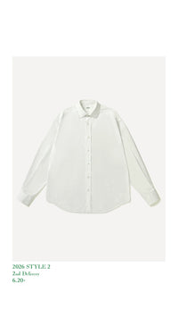 A.PRESSE 26AW Spread Collar Shirt