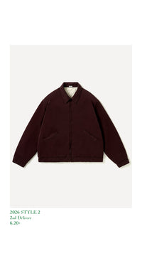 A.PRESSE 26AW Washed Silk Rayon Gabardine Jacket