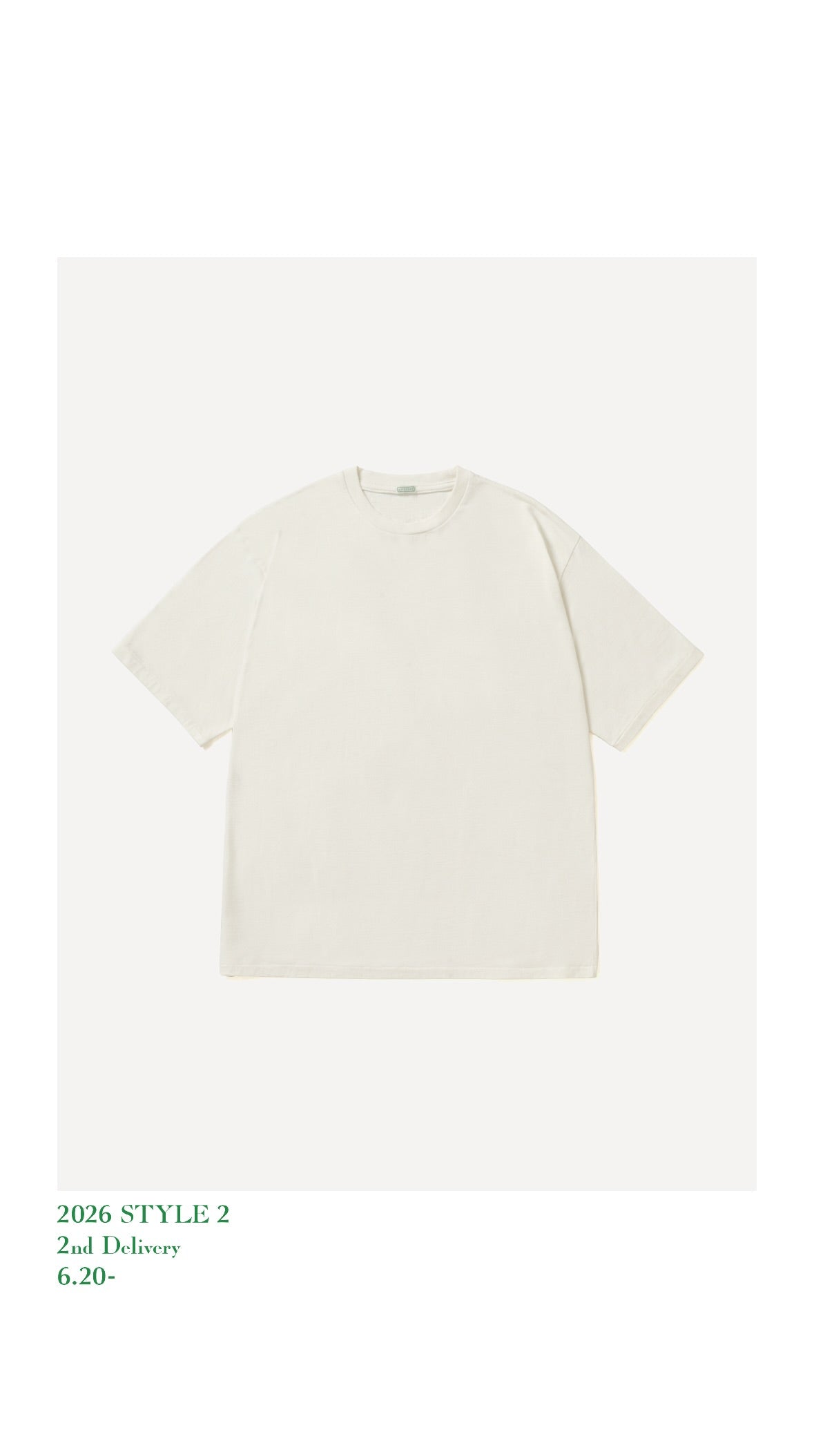 A.PRESSE 26AW Cashmere Blend S/S T-Shirt