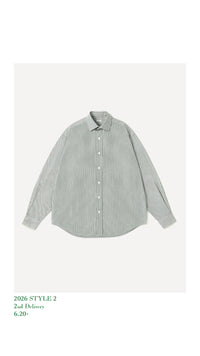 A.PRESSE 26AW Spread Collar Shirt