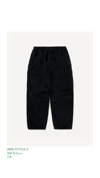 A.PRESSE 26AW Washed Cotton Silk Linen HBT M-51 Over Pants