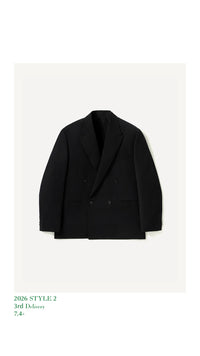 A.PRESSE 26AW Wool Double Breasted Jacket