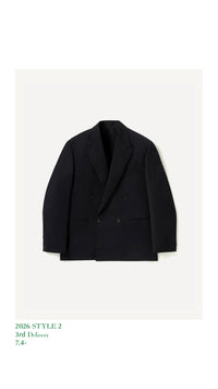 A.PRESSE 26AW Wool Double Breasted Jacket
