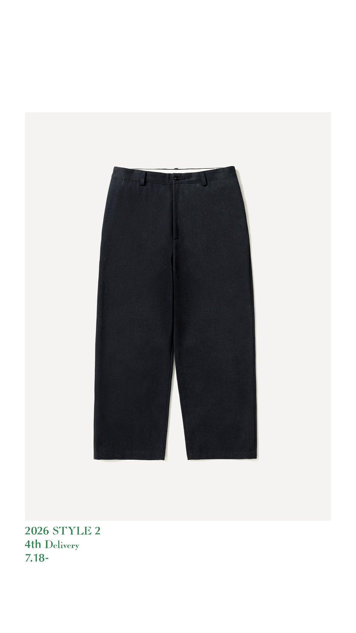 A.PRESSE 26AW Type.3 Chino Trousers