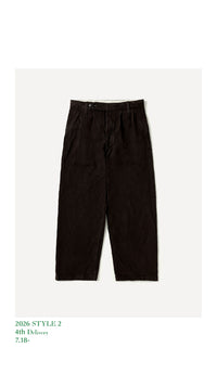 A.PRESSE 26AW Vintage Silk Hemp WW2 British Army Trousers