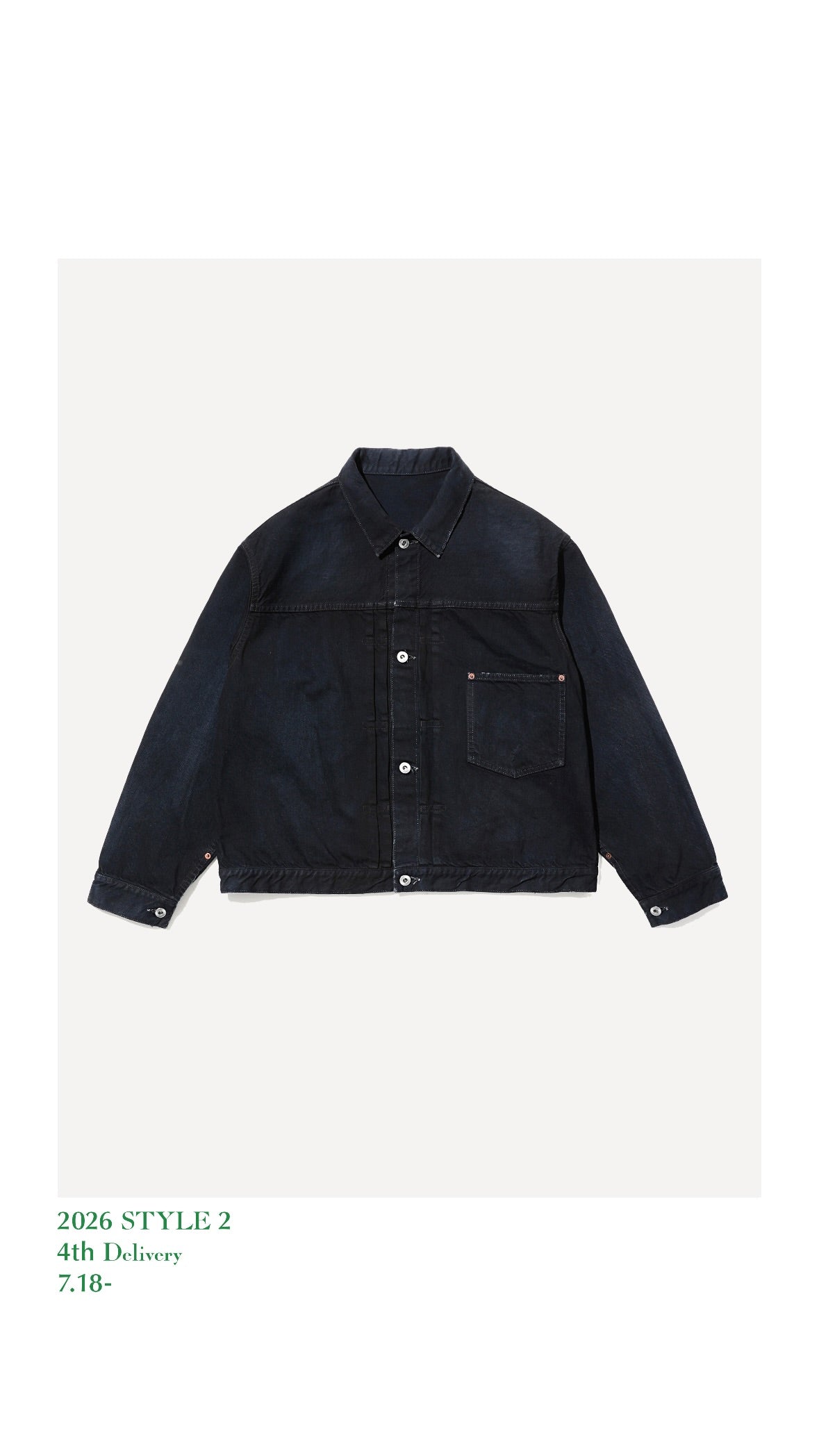 A.PRESSE 26AW 1st Type Denim Jacket