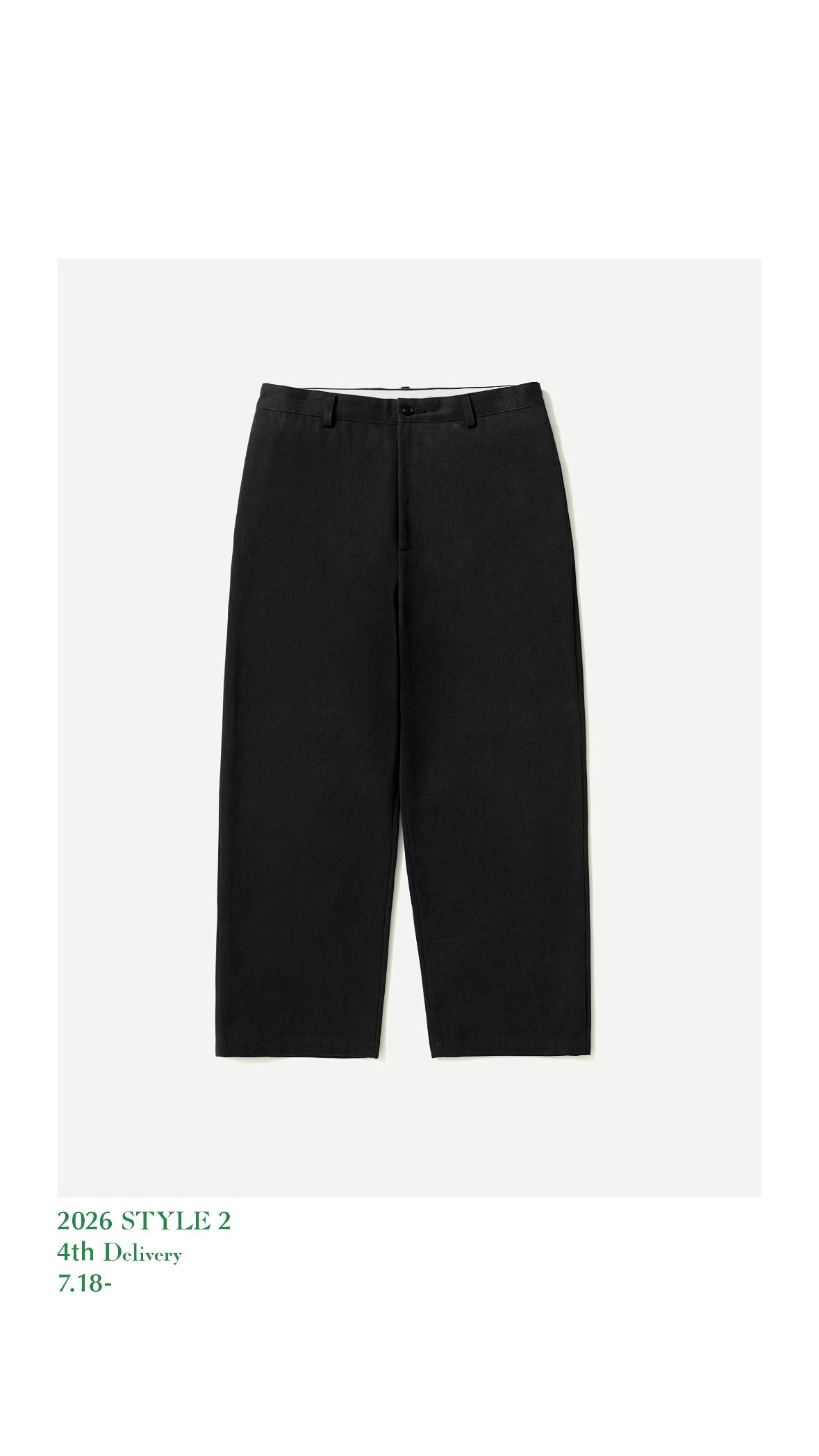A.PRESSE 26AW Type.3 Chino Trousers