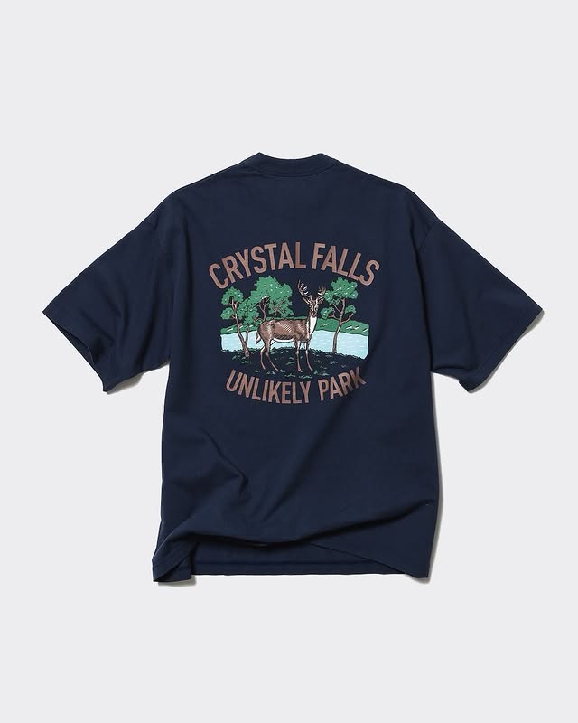 Unlikely 26AW Authentic Graphic Tee "CRYSTAL FALLS"