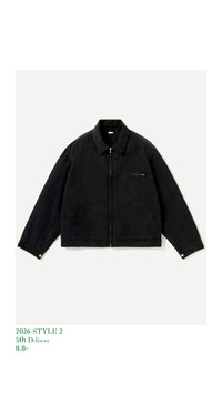 A.PRESSE 26AW Vintage Silk Cotton Detroit Jacket