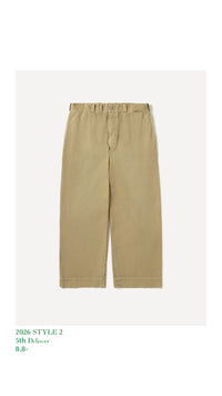 A.PRESSE 26AW Vintage Twill Work Pants