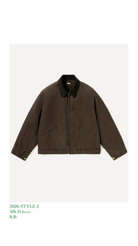 A.PRESSE 26AW Vintage Silk Cotton Detroit Jacket