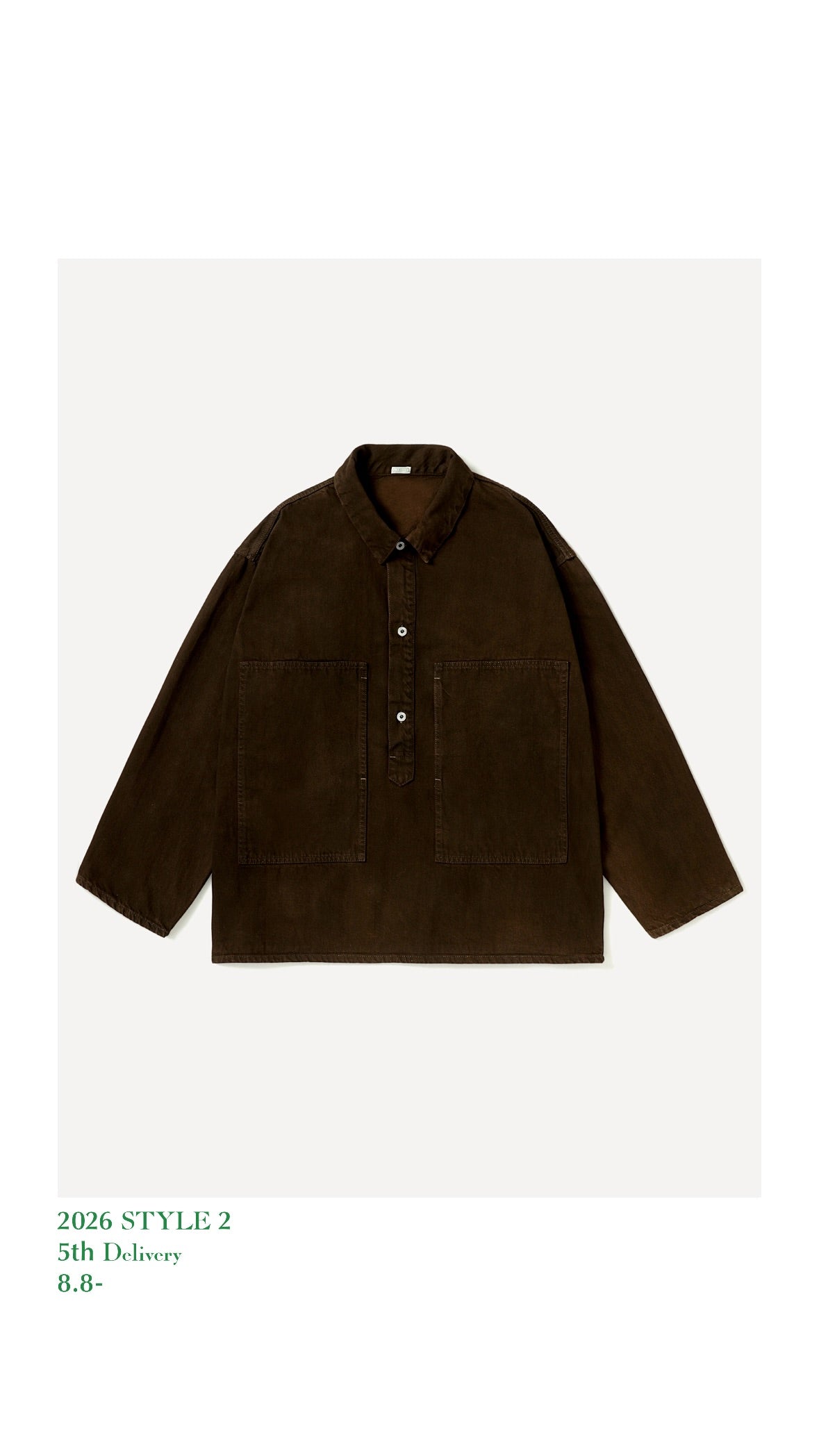 A.PRESSE 26AW Vintage M-35 Denim Pullover Jacket