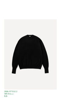 A.PRESSE 26AW Wool Knit Crew Neck Sweater
